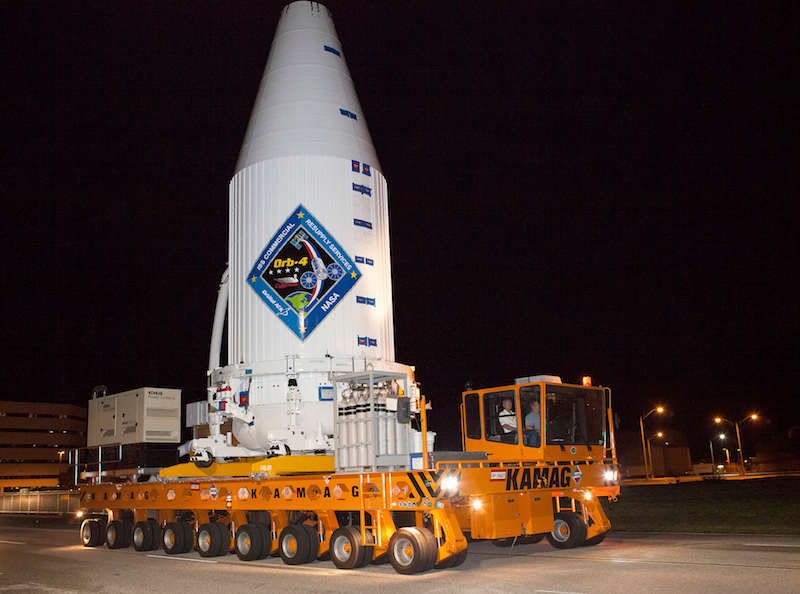 Illustration for article titled Watch the Cygnus Get Ready for Its First Post-Explosion Cargo Run to the Space Station